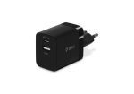 Ttec SmartCharger™ PD Duo 45W Black Ταχυφορτιστής USB‑C + USB‑A- Μαύρο