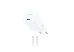 Ttec SmartCharger GaN 20W PD Ταχυφορτιστής USB‑C Με Γρήγορη Φόρτιση- Λευκό