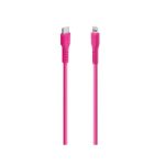 Ttec Καλώδιο Φόρτισης Type‑C σε Lightning 60W 1.2m Neon Ροζ