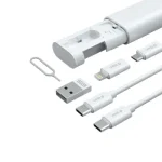 Ttec Πολυλειτουργικό Σετ 7‑σε‑1 USB‑C Καλώδιο και Σετ Φόρτισης για Ταξίδι