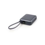 Ttec Recharger Mini Lcd Powerbank 10000mAh Pd 20W Με Usb‑C Και Lightning Καλώδιο