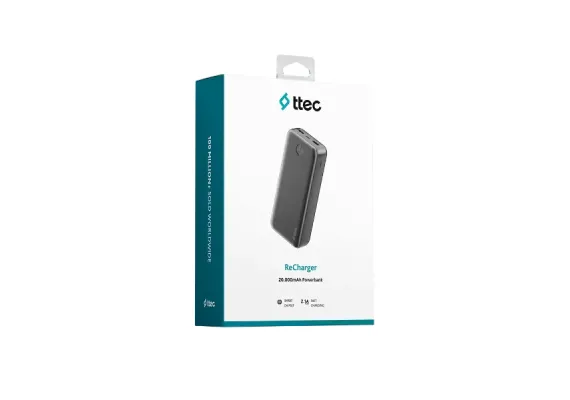 ttec powerbank6 Ttec Rechargeup Pro Powerbank 20000mAh – Φορητή Μπαταρία Μεγάλης Αυτονομίας - Image 1