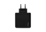 Ttec SmartCharger Trio GaN 120W PD Black Ταχυφορτιστής USB‑C + USB‑C + USB‑A- Μαύρο - Image 3