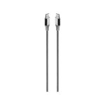 Ttec AlumiCable Type‑C σε Type‑C Καλώδιο Φόρτισης και Συγχρονισμού 200 cm 65 W Γκρι