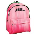 Εφηβικό Σχολικό Σετ No Fear Pink Gradient – Σακίδιο 25 lt, Κασετίνα Denim & Ακουστικά Bluetooth Λευκά - Image 4